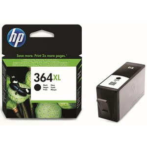 BLEKK HP NO364XL SORT