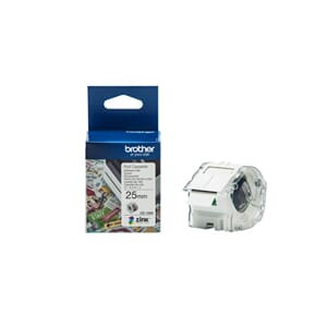 TAPE BROTHER CZ-1004 HVIT 25MM X 5M