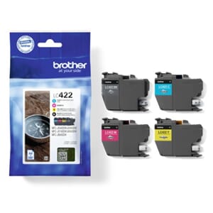 BLEKK BROTHER LC422VALDR CMYBK VALUE PACK