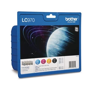BLEKK BROTHER LC970 SORT/CYAN/MAGENTA/GUL (4)
