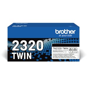 TONER BROTHER TN2320 TWIN-PACK SORT S (2 X 2,6K)