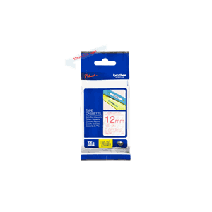 TAPE BROTHER TZE 12MMX8M RØD/KLAR