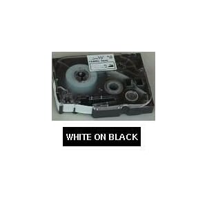 TAPE BROTHER TZE 6MMX8M HVIT/SORT