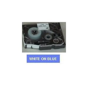 TAPE BROTHER TZE 24MMX8M HVIT/BLÅ