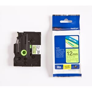 TAPE BROTHER TZE 12MMX8M SORT/NEONGUL