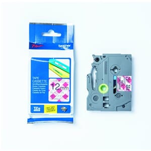 TAPE BROTHER TZEM 12MM X 4M RØD PATTERN