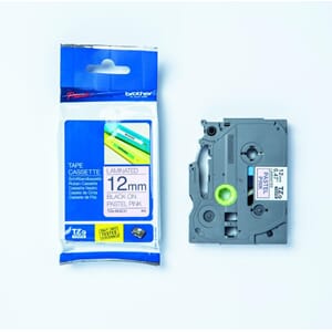 TAPE BROTHER TZEM 12MM X 4M ROSA