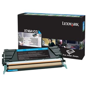 TONER LEXMARK X746/748 CYAN 7K
