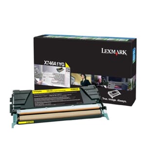 TONER LEXMARK X746/748 GUL 7K