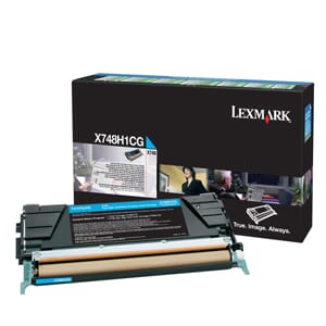 TONER LEXMARK X748  CYAN (PREBATE) 10K