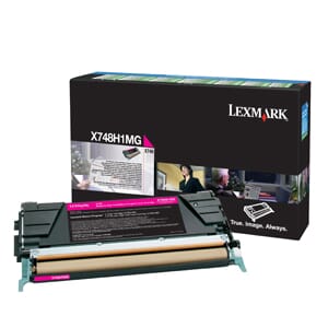 TONER LEXMARK X748  MAGENTA (PREBATE) 10K