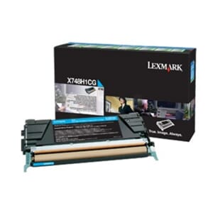 TONER LEXMARK X748 CYAN  10K (CORP)