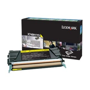 TONER LEXMARK X748 YELLOW  10K (CORP)
