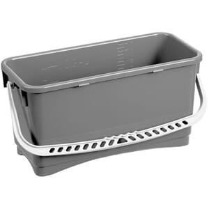 BØTTE BASICLEAN REKTANGULÆR 20L GRÅ