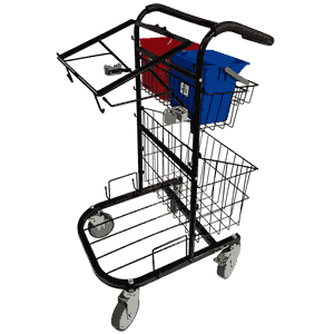 RENGJØRINGSVOGN SORT TOUCH