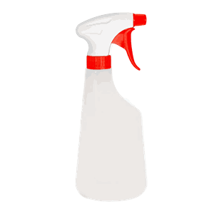 SPRAYFLASKE TOUCH 0,6L RØD KOMPLETT