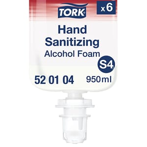 HÅNDDESINFEKSJON TORK SKUM M/ALK. S4 1L
