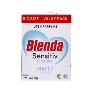 TØYVASK BLENDA ESSENSIELL HVITT 3,7KG