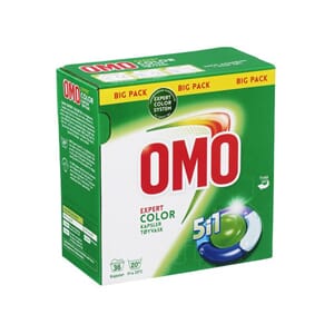 TØYVASK OMO EXPERT COLOR 5I1 TABL. (36)